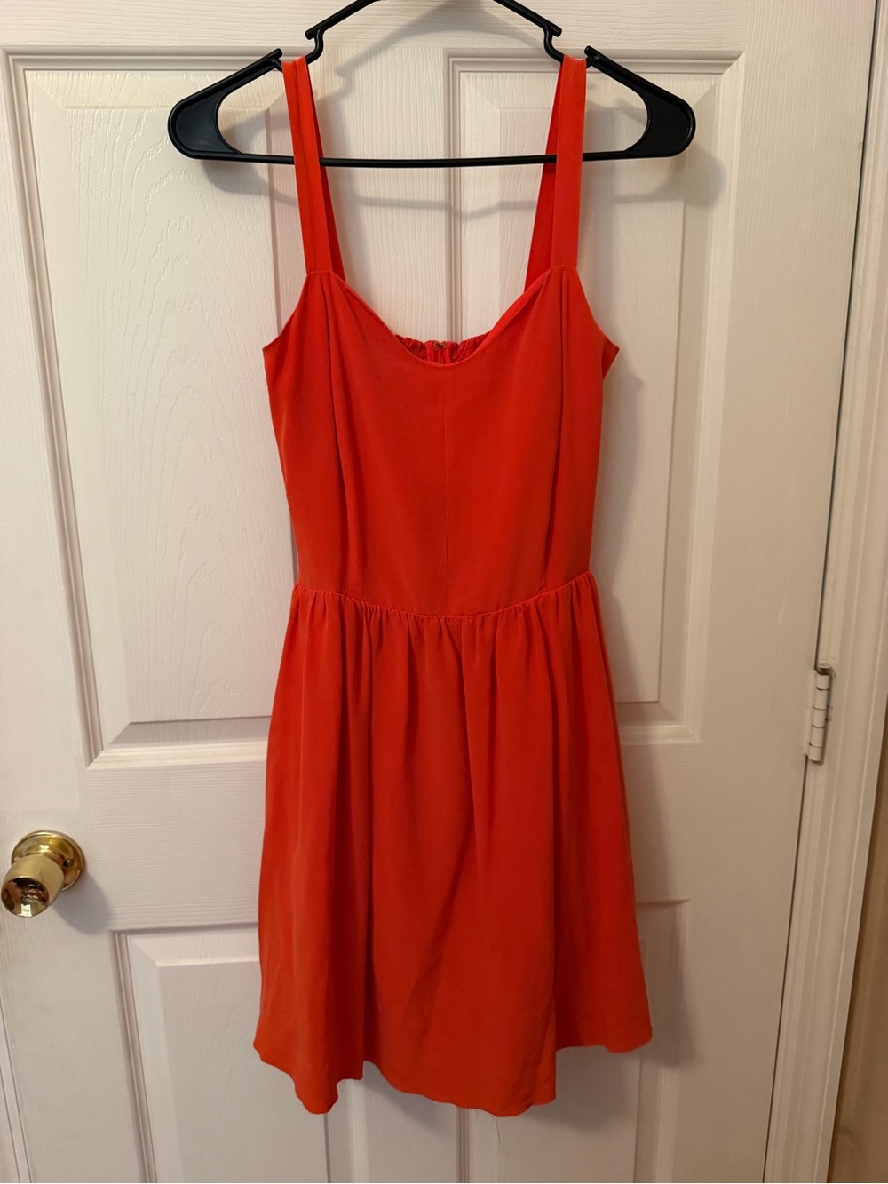 Joie Bright Orange Mini Sundress